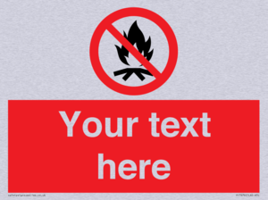 Custom prohibition No campfire